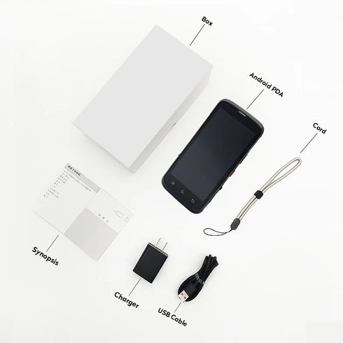 Android 12 Handheld PDAS 1D 2D Qr Barcode Scanner Inventory Mobile Data Terminal