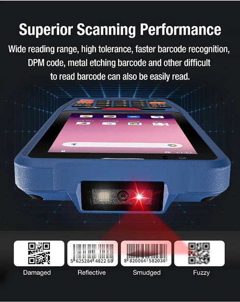 IP67 4 Inch Waterproof Industrial Rugged PDA Handheld Android PDAs Portable Data Terminal NFC Data Collector for Inventory