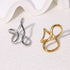 LATS Stainless Steel Gold Color Rings for Women Men 2024 Colorfast Popular Party Personalized Exaggerated Charms Jewelry Gifts