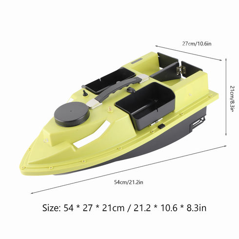 Modern GPS Fishing Bait Boat with 3 Bait Containers 12000mAh Wireless Bait Boat with Automatic Return Function Various styles