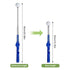 Retractable Golf Swing Training Aid Rhythm Click Sound Golf Grip Trainer Attachment for Indoor Practice Golf Accessories