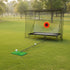12x9Ft Golf Practice Cage Net Set with Metal Frame & Carry Bag Foldable Easy Setup Practice Nets for Indoor/Outdoor Training