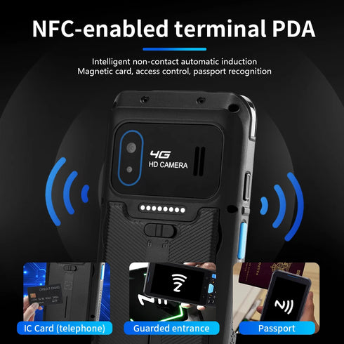 YK957 Android 2d Qr Code Reader Handheld Terminal Pda Android Barcode Scanner With Nfc Rfid Reader Medical Device Pdas 4+64g