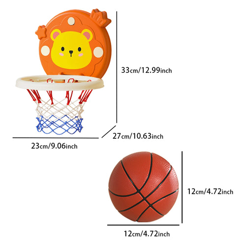 Children's basketball stands, indoor shooting balls, assemblable and foldable hanging toys