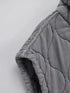 Autumn Winter Women Standing Collar Light weight Sleeveless Cotton Coat Vest Women Pocket Decoration Tank Top