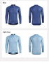 XINTOWN Men's Long Sleeve Cycling Jersey, Spring/Summer Racing Apparel, Export Bicycle Clothing, Solid Color Long Top