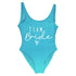 Hen Party Swimsuits One-Piece Team Bride Swimwear Bride To Be Woman Pink Swimwear Bachelorette Beatchwear Bathing Suits