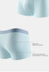 MIIOW 3Pcs Ice Silk Man Underwear Boxer Metal Fiber Antistatic Men Underpants Seamless Cut Hem Men's Panties Boxers Shorts Trunk