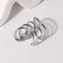 LATS Stainless Steel Gold Color Rings for Women Men 2024 Colorfast Popular Party Personalized Exaggerated Charms Jewelry Gifts