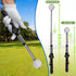 Retractable Golf Swing Training Aid Rhythm Click Sound Golf Grip Trainer Attachment for Indoor Practice Golf Accessories