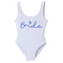Hen Party Swimsuits One-Piece Team Bride Swimwear Bride To Be Woman Pink Swimwear Bachelorette Beatchwear Bathing Suits
