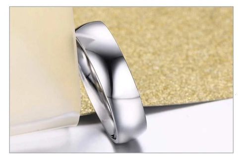 Vnox Basic Wedding Bands Rings for Women Man Customize Name Date Love Info Promise Alliance Anniversary Personalized Gift