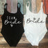 Hen Party Swimsuits One-Piece Team Bride Swimwear Bride To Be Woman Pink Swimwear Bachelorette Beatchwear Bathing Suits
