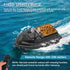 D16 Fishing Bait Boat with Single Bait Containers Automatic Bait Boat with Remote Control with 400-500M Remote Range 12000mAh