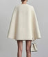 Women Dresses 2025 Spring Autumn New Commuting Double Breasted Shawl Cape Solid Color V-Neck Mini Dress Fashion Women's Clothing