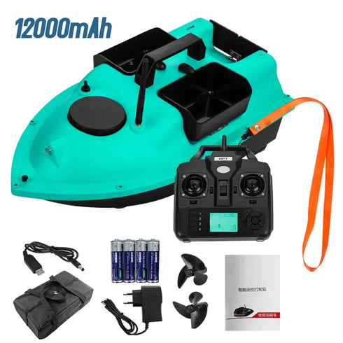 Modern GPS Fishing Bait Boat with 3 Bait Containers 12000mAh Wireless Bait Boat with Automatic Return Function Various styles