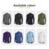 XINTOWN Men's Long Sleeve Cycling Jersey, Spring/Summer Racing Apparel, Export Bicycle Clothing, Solid Color Long Top