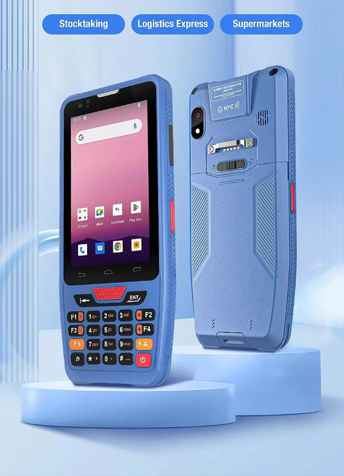 IP67 4 Inch Waterproof Industrial Rugged PDA Handheld Android PDAs Portable Data Terminal NFC Data Collector for Inventory