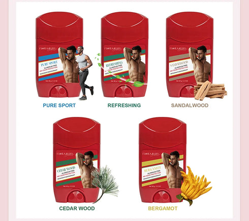 Old Spice Sandalwood Deodorant Men,Body Odor RemoveCream,Aluminum Free,High Endurance,Sweat Defense & Odor Protection,Portable