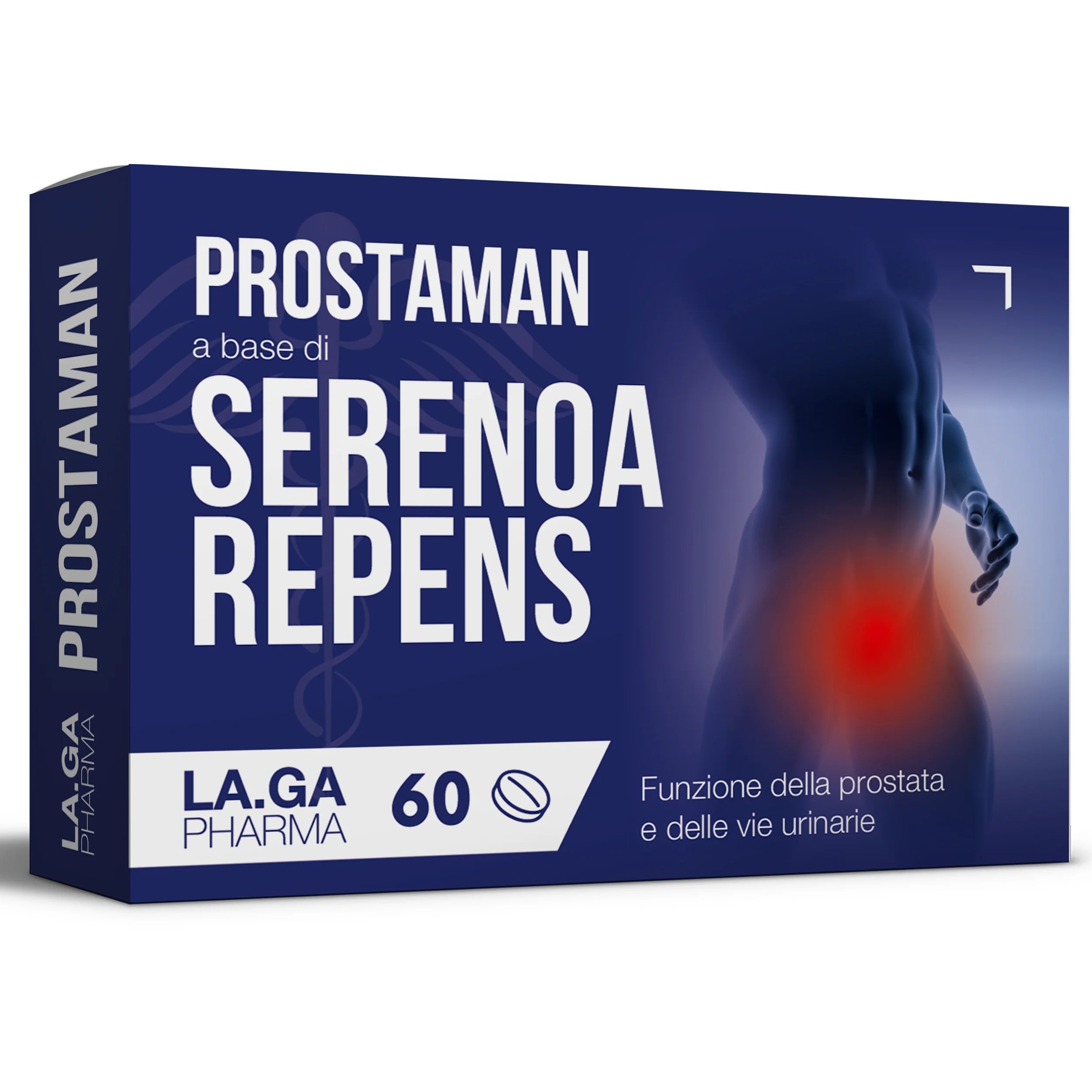 SERENOA REPENS, Prostate Supplement 60 Tablets with: Saw Palmetto, Boswellia, Pumpkin and Lycopene. Serenoa Repens Prostate 640mg with: Nettle, Pomegranate and Epilobium. Prostate Supplement Powerful Formula | LAGA Pharma. LA