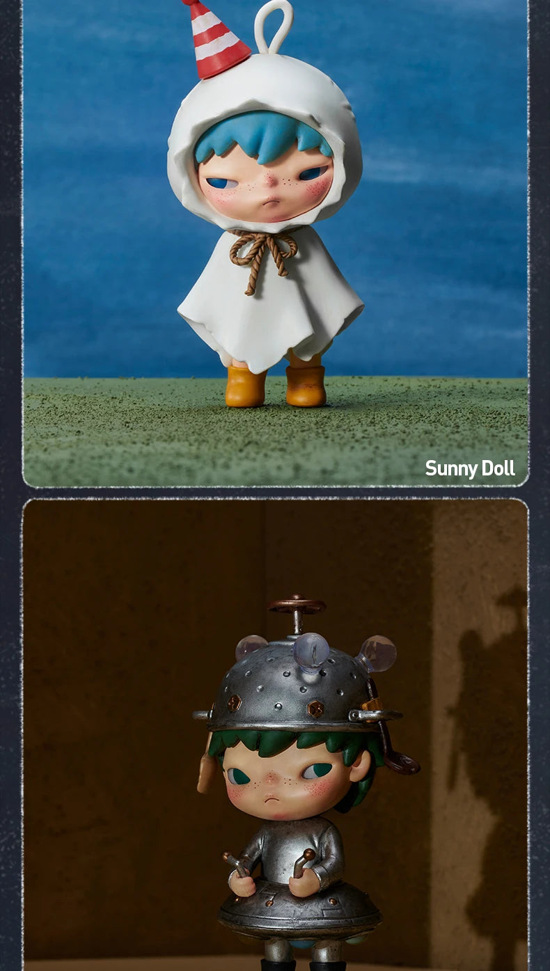 POP MART Hirono Shelter Series Blind Box Toys Kawaii Anime Action Figure Cartoon Model Surprise Box Mystery Box Home Decor