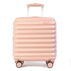 SUPER SOLU suitcase (18-inch hand luggage/22-inch checked luggage, selectable separately), PC+ABS lightweight trolley with antibacterial nanosilver handle, TSA lock, organizer interior hand fan – shipped from Germany