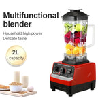 2000W Heavy Duty Commercial Blender Stationary Mixer Food Processor Ice Smoothies for Kitchen High Power Juicer Blender BPA Free