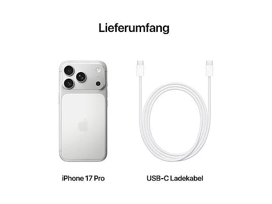 APPLE iPhone 17 Pro 5G 256GB Silver Dual SIM