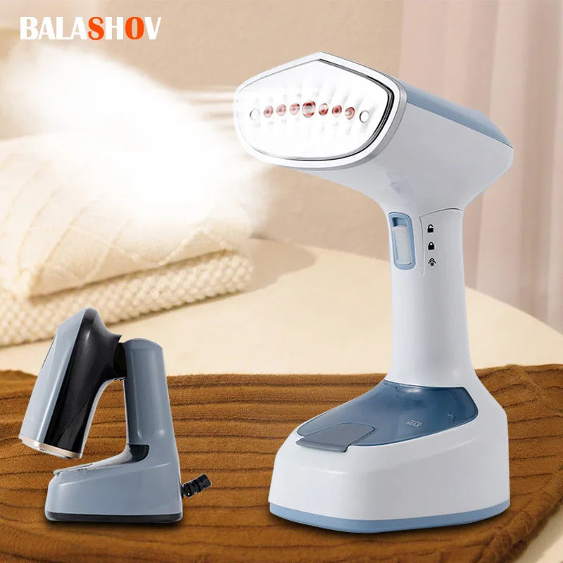 1500W Handheld Steam Hanging Iron Touch Screen Control 15 Seconds Fast Preheat 150ml Portable Home Small Fabric Clothes Steamer Main image