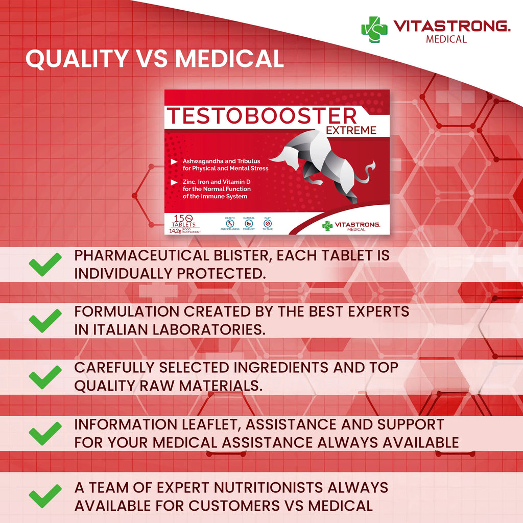 Testobooster Extreme-man Supplement, Ultra Strong Effect, Enhance Performance, Strength and Strength, 100% Natural and Safe, Pocket Pack