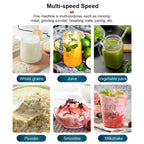 2000W Heavy Duty Commercial Blender Stationary Mixer Food Processor Ice Smoothies for Kitchen High Power Juicer Blender BPA Free