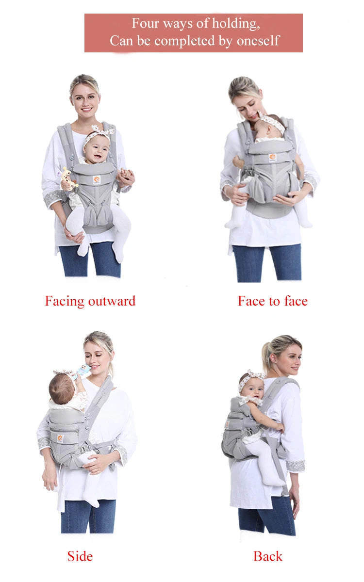 Egobaby Baby Carrier Ergonomic Kangaroo Infant Kid Sling Back Front Facing Backpack Wrap Baby Bag 0-36 Months