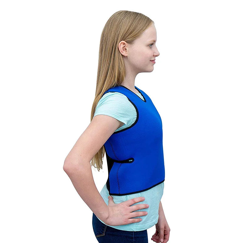 Sensory Compression Vest Weighted Vest Low-Pressure Comfort Against For Kids Teens Autism Hyperactivity Mood Processing Disorder