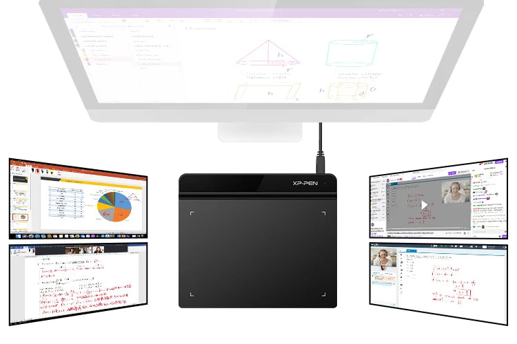 XPPen Star G640 6 x 4 Inches Drawing Tablet 8192 Level Support Windows Mac Digital Graphic Tablet for Drawing & Game OSU