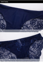 Woman Lace Panties Sexy Transparent Panty Low-Rise Cotton crotch Briefs Plus Size Ladies Underwear Intimates New Hot Sale