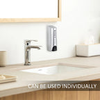 Single/Double/Triple 350ml Soap Dispenser Wall-mount Shower Bath Shampoo Dispenser Liquid Soap Container Bathroom Accessories