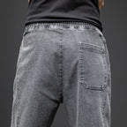 Spring Summer Black Blue Cargo Jeans Men Streetwear Denim Jogger Pants Men Baggy Harem Jean Trousers Plus Size