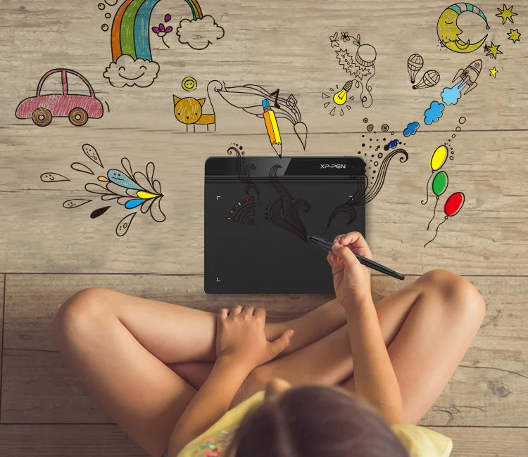 XPPen Star G640 6 x 4 Inches Drawing Tablet 8192 Level Support Windows Mac Digital Graphic Tablet for Drawing & Game OSU