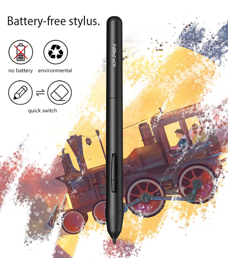 XPPen Star G640 6 x 4 Inches Drawing Tablet 8192 Level Support Windows Mac Digital Graphic Tablet for Drawing & Game OSU