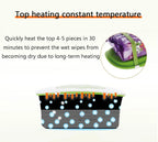 DMWD Home And Car Dual Use Wipes Heater Baby Wet Tissue Heating Box Facial Mask Heating Machine Towel Warmer 40℃ Constant Temp