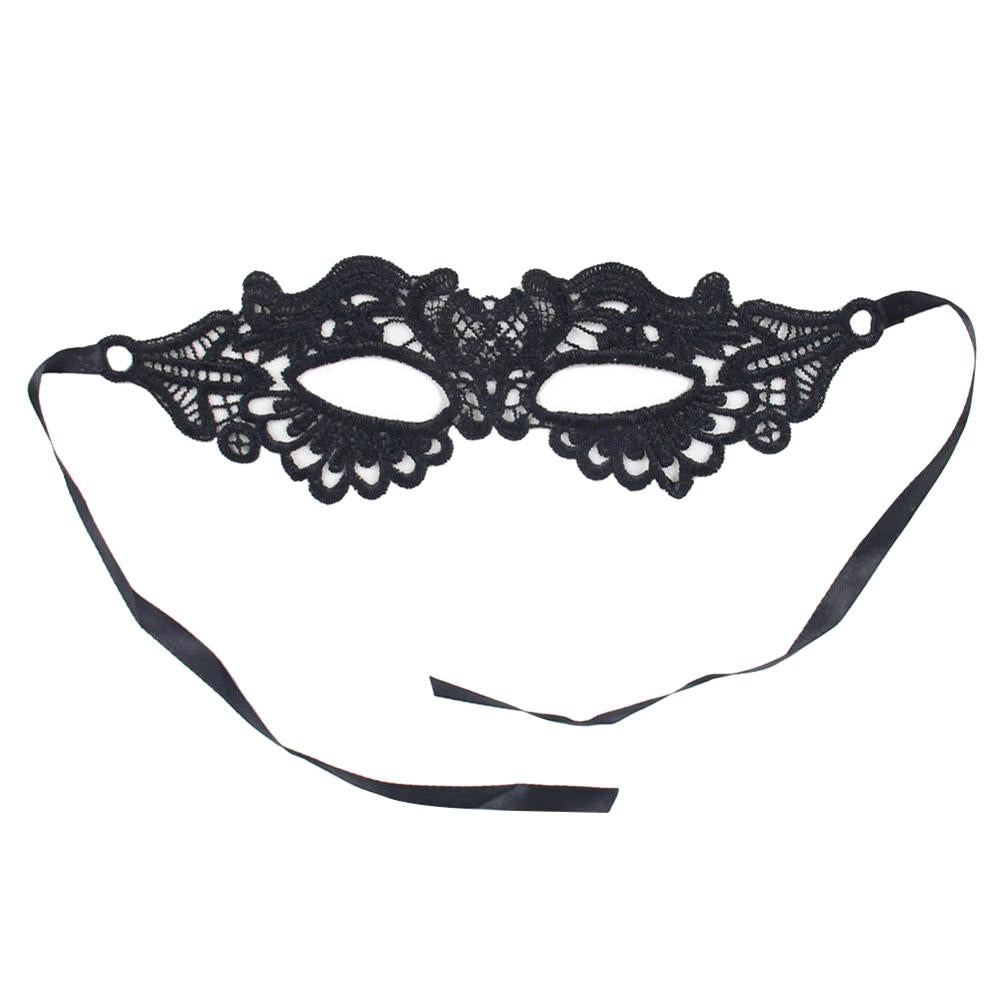 Women Carnival Mask Hollow Lace Masquerade Face Mask Princess Prom Party Props Black Eye Mask Halloween Costume for Women