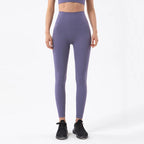 SOISOU Nylon Yoga Pants Gym Leggings Women Girl Fitness Soft Tights High Waist Elastic Breathable No T Line Sports Pants