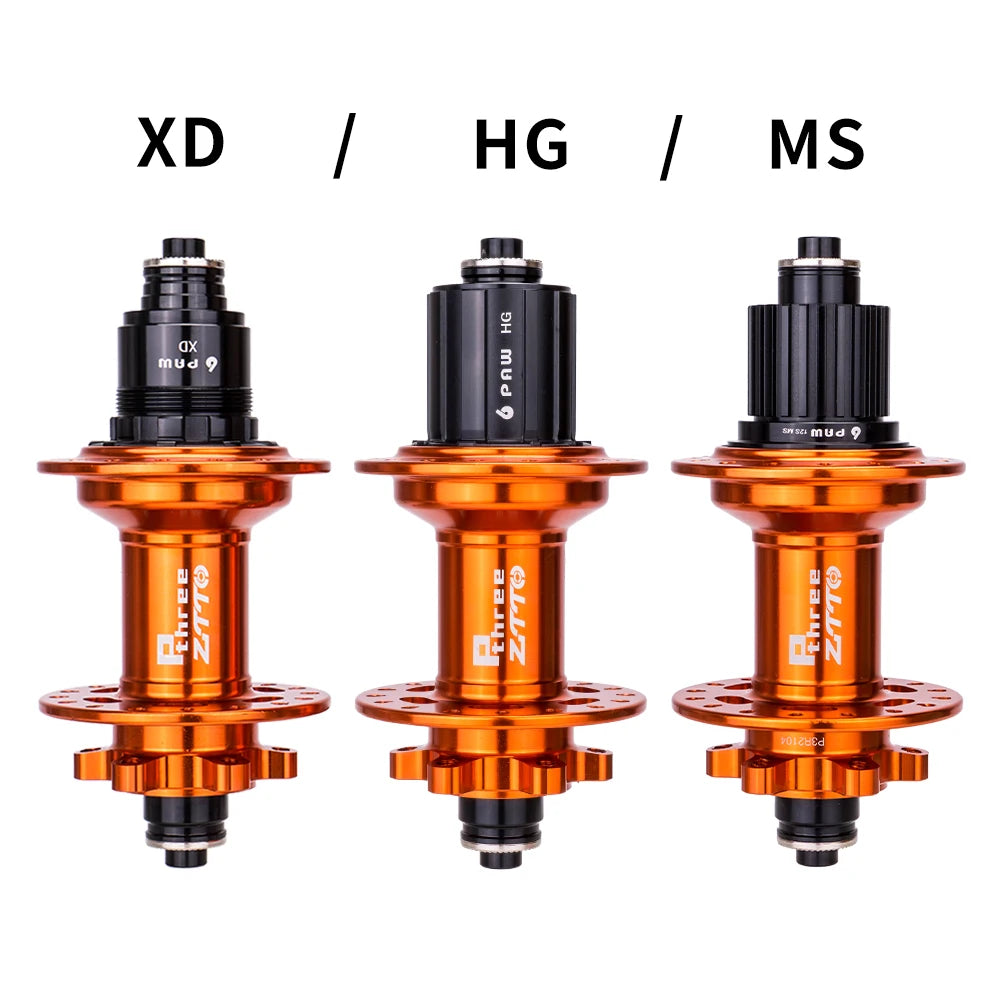 ZTTO MTB 6 Pawls Disc Brake 148 Hub Boost 32 Holes P3 VS DT 370 xm490 12x148 15x110 32h Maza 141x10 QR Thru Axle Sealed Bearing Secondary image