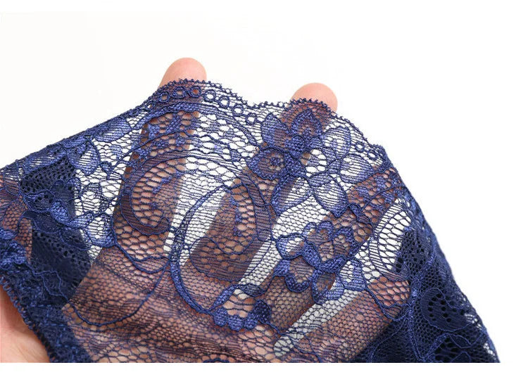 Woman Lace Panties Sexy Transparent Panty Low-Rise Cotton crotch Briefs Plus Size Ladies Underwear Intimates New Hot Sale