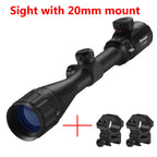 4-16X40 AOEG Scopes Red and Green Illuminated Hunting Scopes Tactical Optical Scope Airsoft Sight