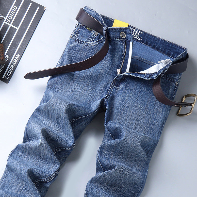 Su Lee Men's Jeans Spring and Summer New Straight Loose Business Elastic Versatile Long Pants Men's Cross-Border Men's Pants Secondary image