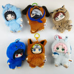 *In Stock  Naruto Itachi Sasuke Kakashi Gaara Series Blind Box Trendy Toy Figure Plush Pendant Collection Christmas Gift