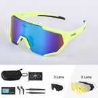 X-TIGER Cycling Glasses Polarized Glasses Bike Eyewear Sports Men's Photochromic Sunglasses MTB Road Bicycle Goggles 3/5 Lens