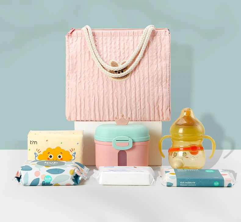 Multifunctional Baby Diaper Bag Large Capacity Handbag for Women Mommy Bag Shoulder Bag Outdoor Travel Baby Items Organizer