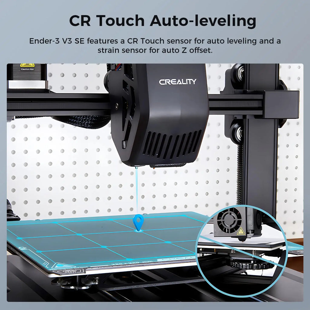 CREALITY Ender-3 V3 SE 3D Printer Sprite Direct Extrusion IU Display Auto Leveling Dual Z-axis 3D Printer Creality Ender-3 V3 SE